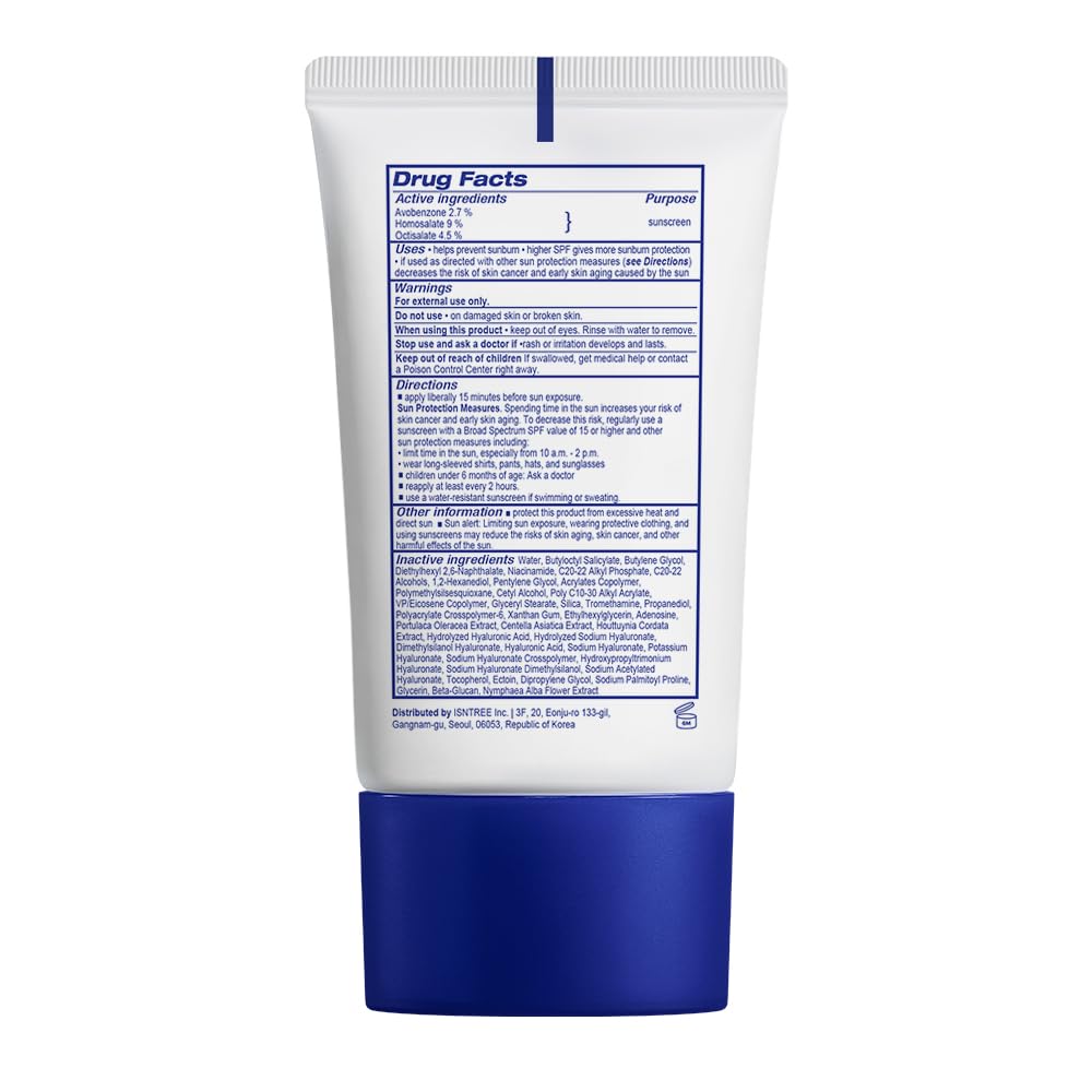 Isntree - Gel Solar Diario de Ácido Hialurónico SPF30